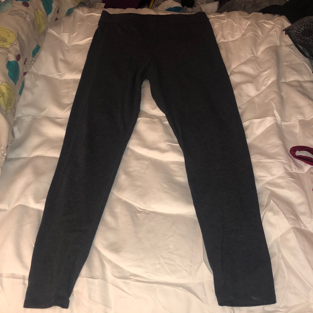 Pink Dark Grey leggings - M